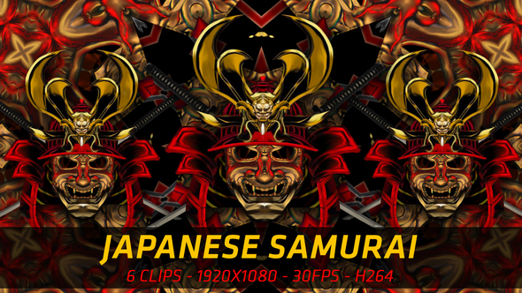 Japanese Samurai by visualroom | VideoHive